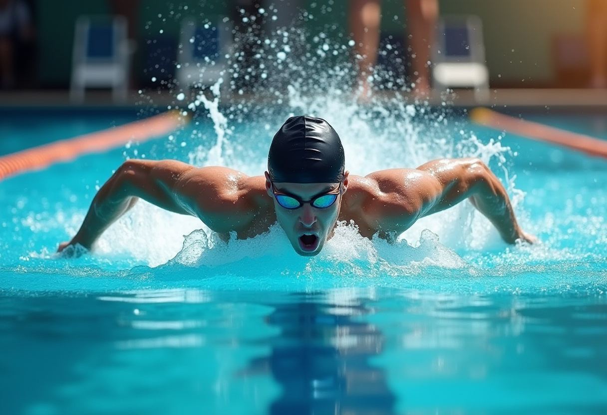 Fantasy swimming tournaments with real prizes
